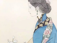 復古團扇仕女圖繪畫教程