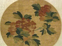 元代緙絲團(tuán)扇牡丹圖案鑒賞