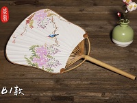 剖絲工藝團(tuán)扇的制作方法